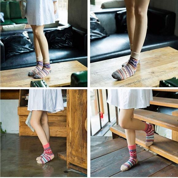 Scandinavian style socks - Picture 2 of 3